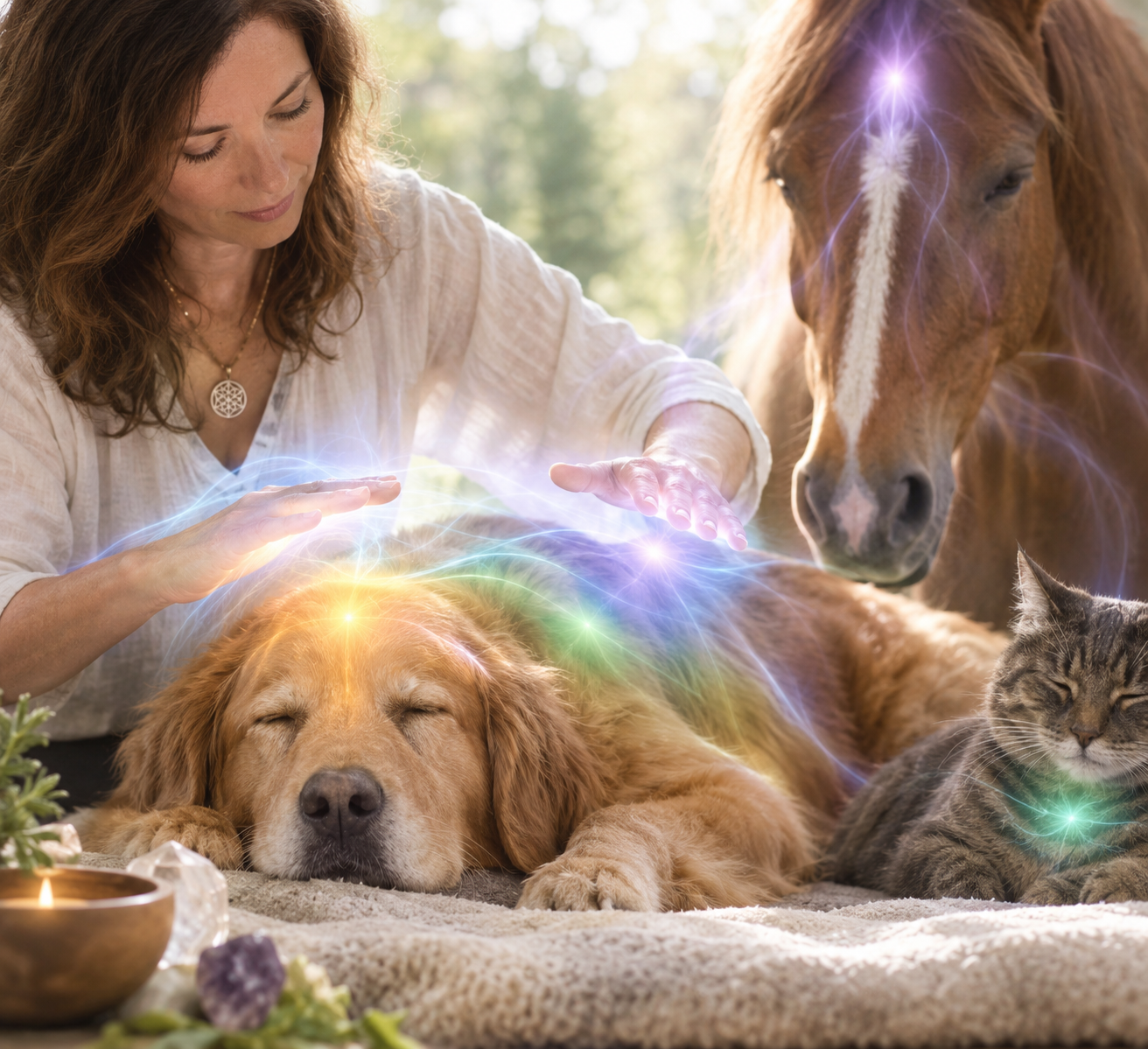 Energiearbeit für Mensch und Tier: Balance durch intuitive Heilarbeit